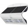 LED solárne nástenné svietidlo v bielej farbe, Denná biela, 6.8W, IP65, 800lm