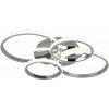 TRIO Reality R67364106 CIRES stropné svietidlo SMD LED 27W/3400lm 4000K chrómová, priehľadná, krištáľový efekt, switchdimmer