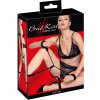 Bad Kitty Cuff Set Rope čierne lanové putá na ruky a nohy veľkosť 2