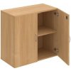 Hobis Policová skriňa Drive, zámok, 80x74x42 cm, dub/dub