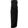 Ladies Viscose Bandeau Dress - black XXL