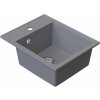 Ruvetti Pino granitový drez 50x40 cm sivá/grafitová/ónyxová 3001PI_GR40_W