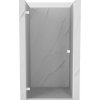 Mexen, Mexen Lunar-B Otočné ľavé sprchové dvere 95 cm, transparentné, biele - 832-095-000-20-00-L
