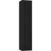 EBS Lasy Vysoká skrinka, ľavá, 160 cm, čierna matná, LASYV30CL