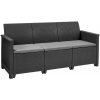 KETER Pohovka ALODIA 3 SEATER | grafit
