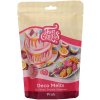 Ľahko rozpustná poleva v šošovkách 250 g Ružová - FunCakes
