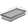 KNECHT Vzduchový filter KNECHT LX 1027