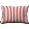 Dekoria Karin - jednoduchá obliečka, 60x40cm, červeno-biele prúžky, 60 x 40 cm, Quadro, 136-17