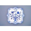 Cibulák – Podnos reliéfny s uškami 35 x 35 cm – originálny cibuľový porcelán 1. akosť