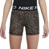 Nike NP DF 3IN SHORT ANML AOP Dievčenské športové šortky, čierna, L