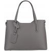 NovaKabelka.sk Isidora Grigia kožená talianska kabelka sivá