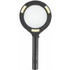 EXTOL 43159 - Lupa so svetlom, 3x0,5W COB, 80 lúmenov, bez batérií