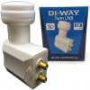 DI-WAY LNB TWIN 0,1dB, WHITE LEOPARD LINE