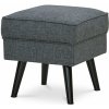 Autronic AK-A1316 GREY2 Taburet, šedá látka, nohy buk