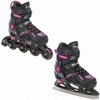Raven Pulse black/fuchsia detské korčule 2v1 - EU 37-40, dámský (se zoubky)