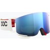 Lyžiarske okuliare POC Nexal Mid red/white/partly sunny blue