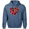 1975 v srdci - Oversized mikina pánska Moon - kratšia + širšia - L ( Denim )