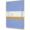 Moleskine Zápisník mäkké dosky B5 linajkový nebesky modrý