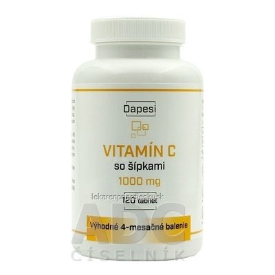 Dapesi VITAMÍN C so šípkami 1000 mg tbl 1x120 ks