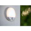 LUCIDE 22863/10/31 HUPS IR vonkajšie nástenné svietidlo so senzorom LED 10W/1000lm 3000K IP54 biela, opálová