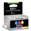 Lexmark No.100XL Atramentová náplň Color multipack, C/M/Y