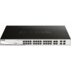 D-Link DGS-1210-24P 28-port Smart PoE Switch, 24x GbE PoE+, 4x RJ45/SFP, PoE 193W