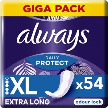 Always Daily Protect Extra Long slipové vložky s parfumáciou 54 ks od 4,49  € - Heureka.sk