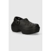 Šľapky Crocs Stomp Clog dámske, čierna farba, na platforme, 209347.001