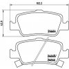 BREMBO Sada brzdových platničiek kotúčovej brzdy P83080