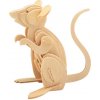 Woodcraft Drevené 3D puzzle Myš M001