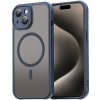 Techsuit – HaloFrost II MagSafe ochranný kryt na iPhone 15 Plus – tmavomodrý