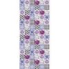Fototapeta - DV1148 - Fialovo-modré obkladačky Vliesová fototap. - 91cm x 211cm