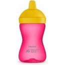 Avent hrnček Grippy s tvrdým náustkom 300ml ružová