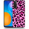 Picasee silikónový čierny obal pre Huawei P Smart 2021 - Pink Tiger