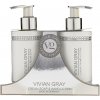 Vivian Gray Crystals White tekuté mýdlo 250 ml + mlieko na ruky 250 ml darčeková sada