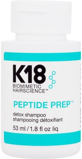 K18 Peptide Prep Detox Shampoo hĺbkovo čistiaci šampón pre všetky typy vlasov 53 ml