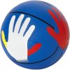 Basketbalová lopta s rukami