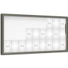 PROCITY Venkovní vitrína model 2000, 27 x A4, plexi, šedá PRO