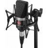 Neumann TLM 102 MT Studio-Set - velkomembránový kondenzátorový mikrofon s protinárazovým držákom, čierny