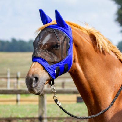 BUSSE Maska proti hmyzu s ochranou uší Fly Buckler Gap royal blue