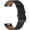 Techsuit – Watchband 20 mm (W073) remienok pre Samsung Galaxy Watch 4/5/Active 2, Huawei Watch GT 3 (42 mm)/GT 3 Pro (43 mm) – čierny