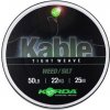KORDA - Olovenka Kable Tight Weave 25 m 50 lb Weed