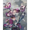 ZUTY Maľovanie podľa čísel - FIALOVÉ MAGNÓLIE Rámovanie: vypnuté plátno na rám, Rozmer: 80x100 cm