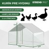 Kurín Strend Pro, pre hydinu, voliéra, klietka, kurnik, so strechou, 3x2x2 m