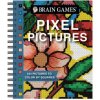 Brain Games - Pixel Pictures: 104 Pictures to Color by Squares
