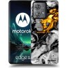 Picasee silikónový čierny obal pre Motorola Edge 40 Neo - Black Gold 2