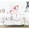 lovel Nálepka na stenu Unicorn - jednorožec, hviezdičky a guličky DK268