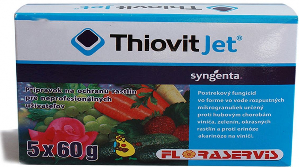 Thiovit Jet s obsahom síry 5 x 60 g