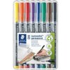 Permanentný popisovač, sada, OHP, 0,6 mm, STAEDTLER 