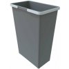 Elletipi BIG XL 35 L Plastový koš s rukojeťmi šedá / bez víka / 53 x 22.5 x 37 cm (PTM SE53 C97 M)